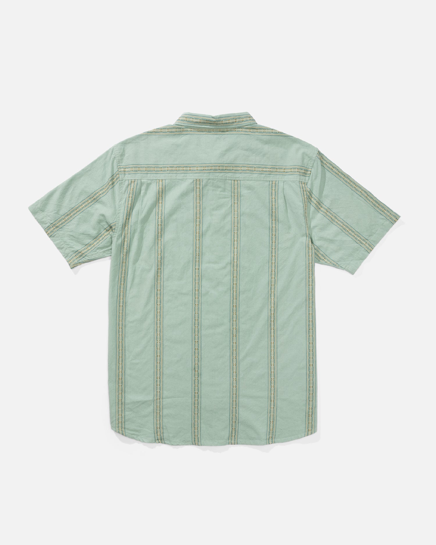 Back view of the Crew Ss Button Up - Marine. 