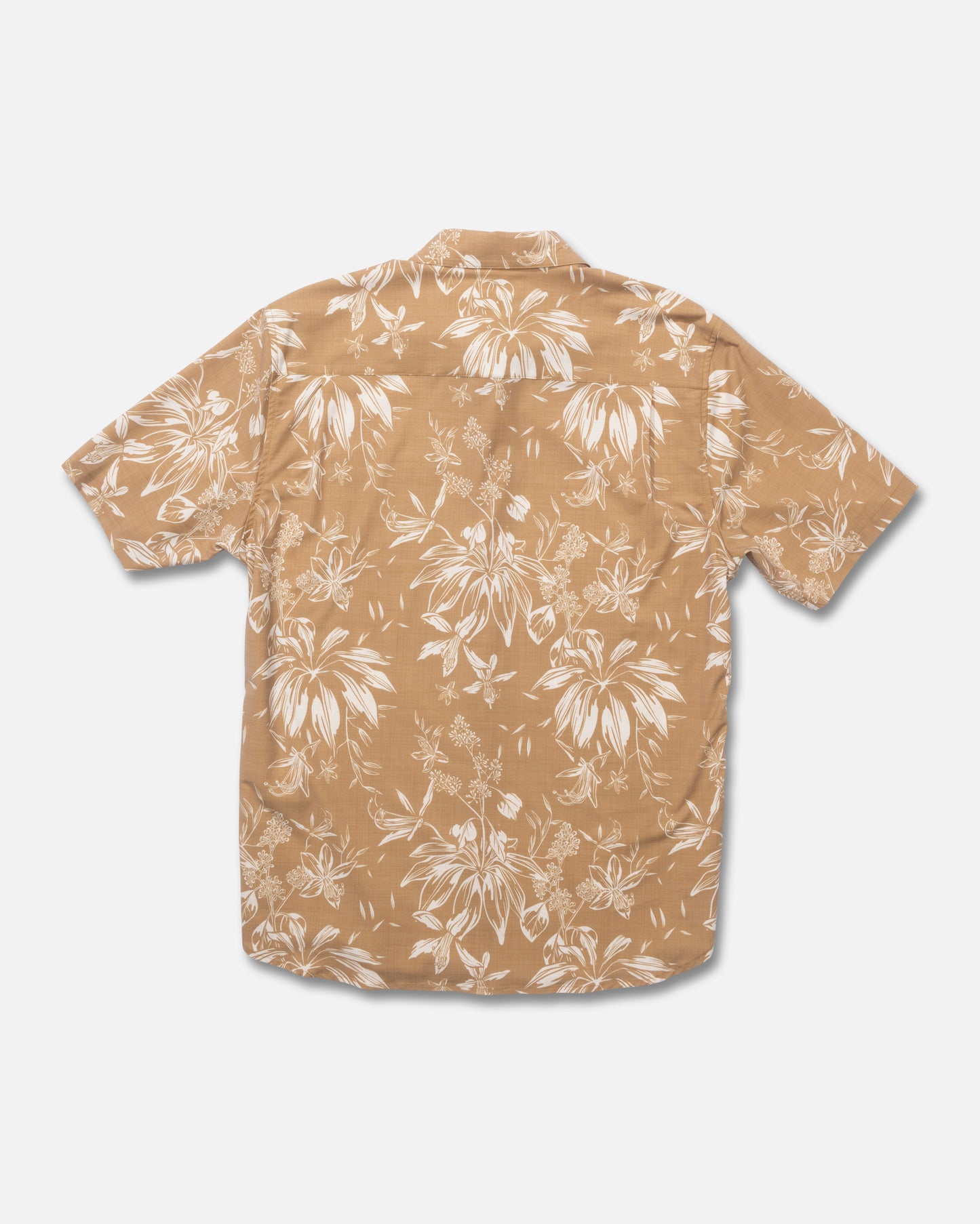Back view of the Drifter UV Button Up - Bronze Brown. 