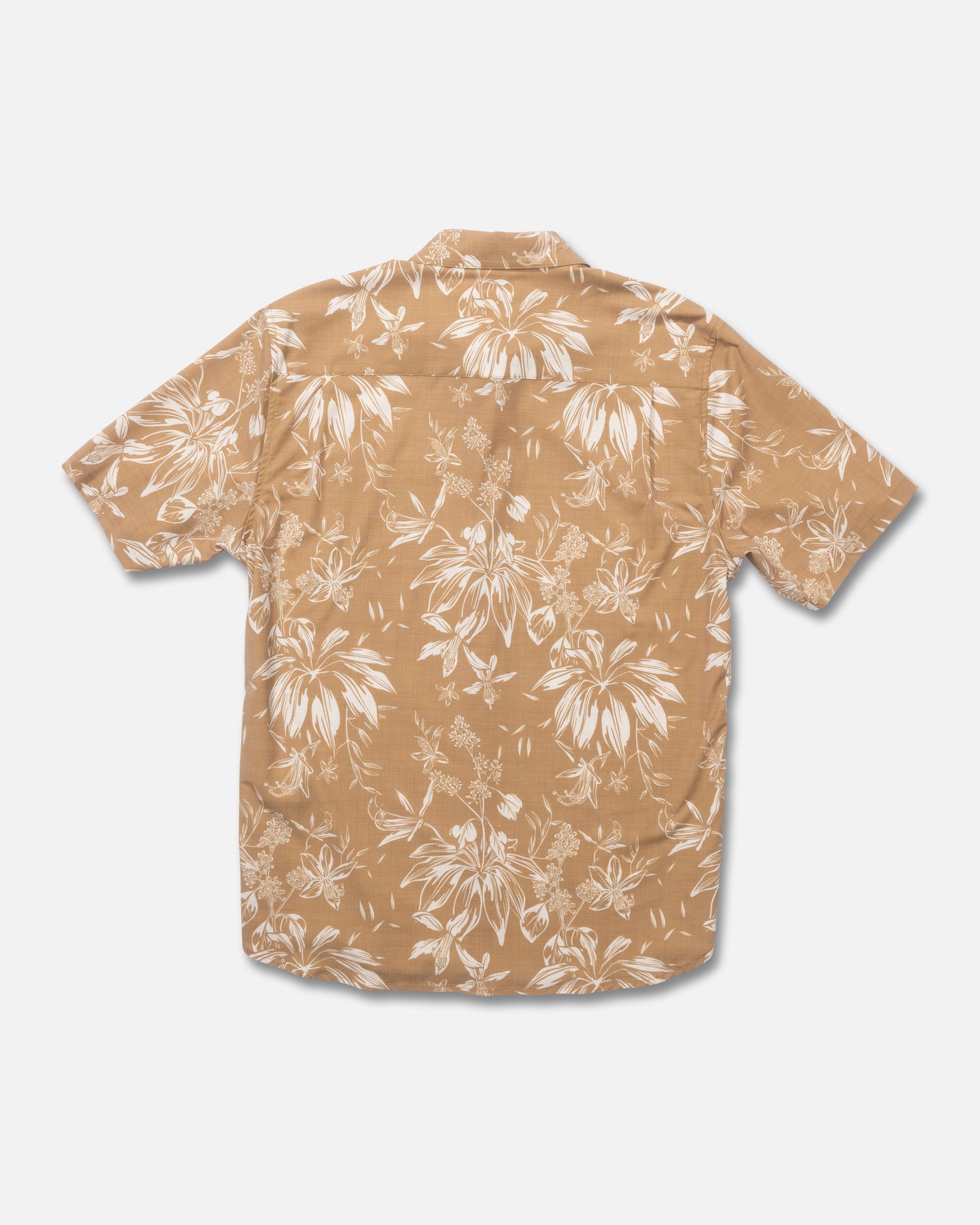Back view of the Drifter UV Button Up - Bronze Brown. 