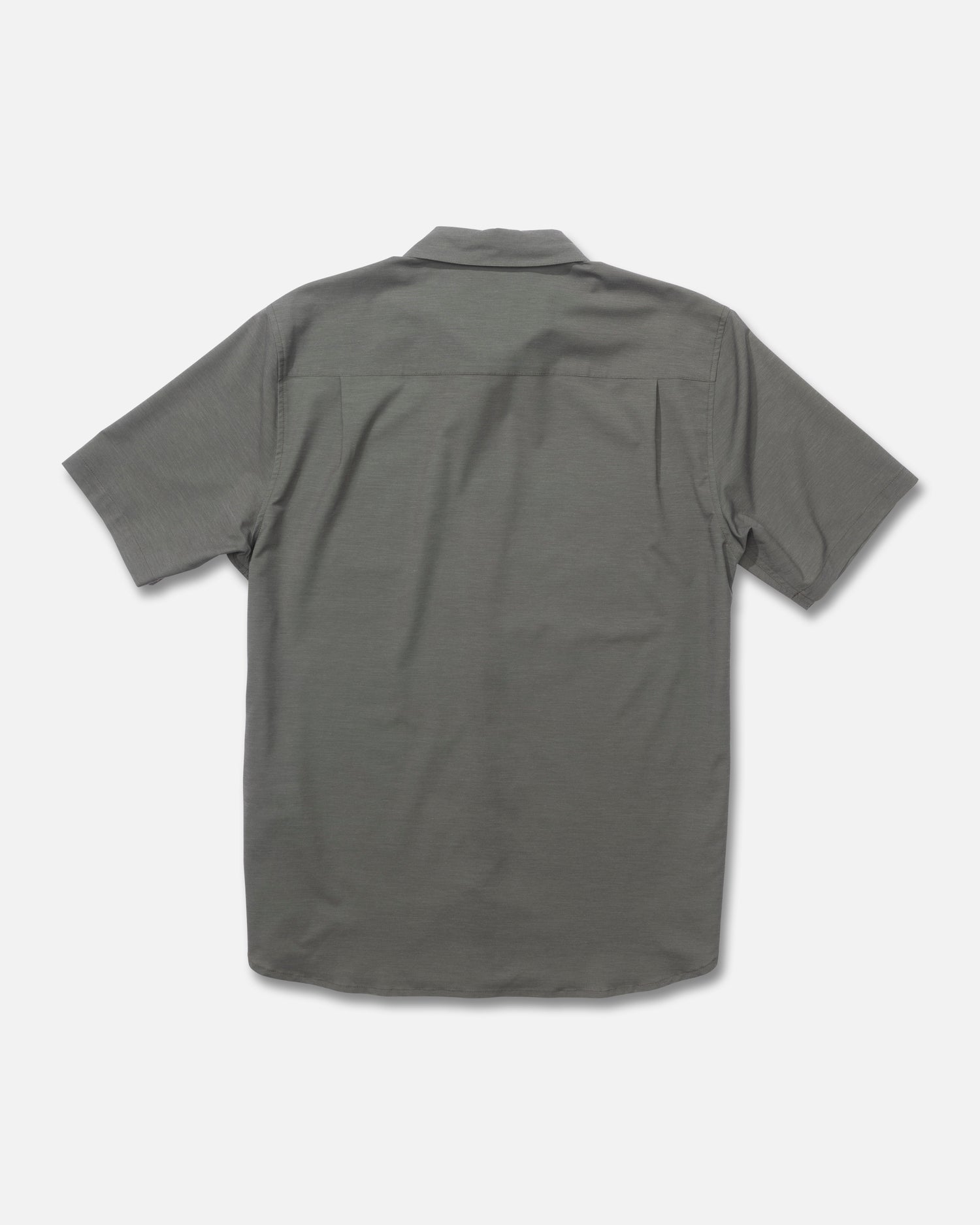 Back view of the Drifter UV Button Up - Olive. 