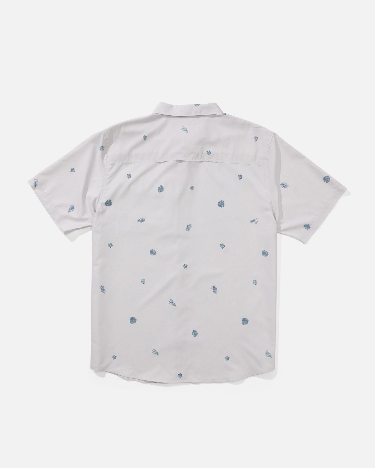 Back view of the Flagship UV Button Up - Grey. 
