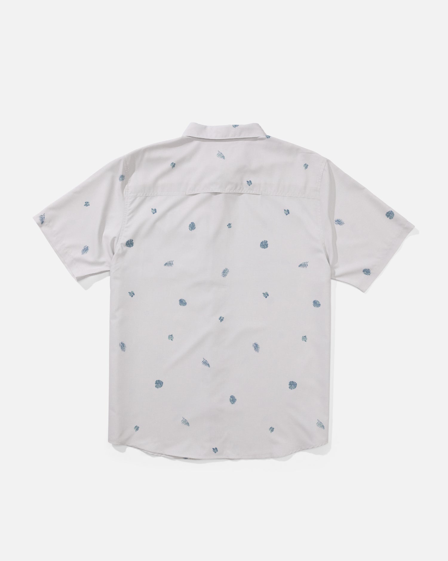 Back view of the Flagship UV Button Up - Grey. 