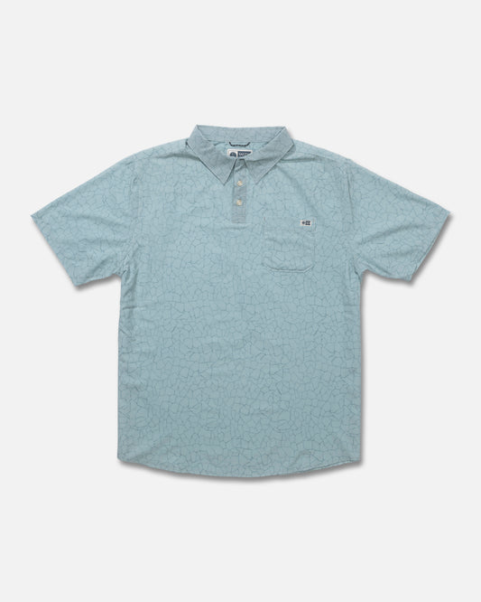 Front view of the Breezer Perforated Polo - Marine