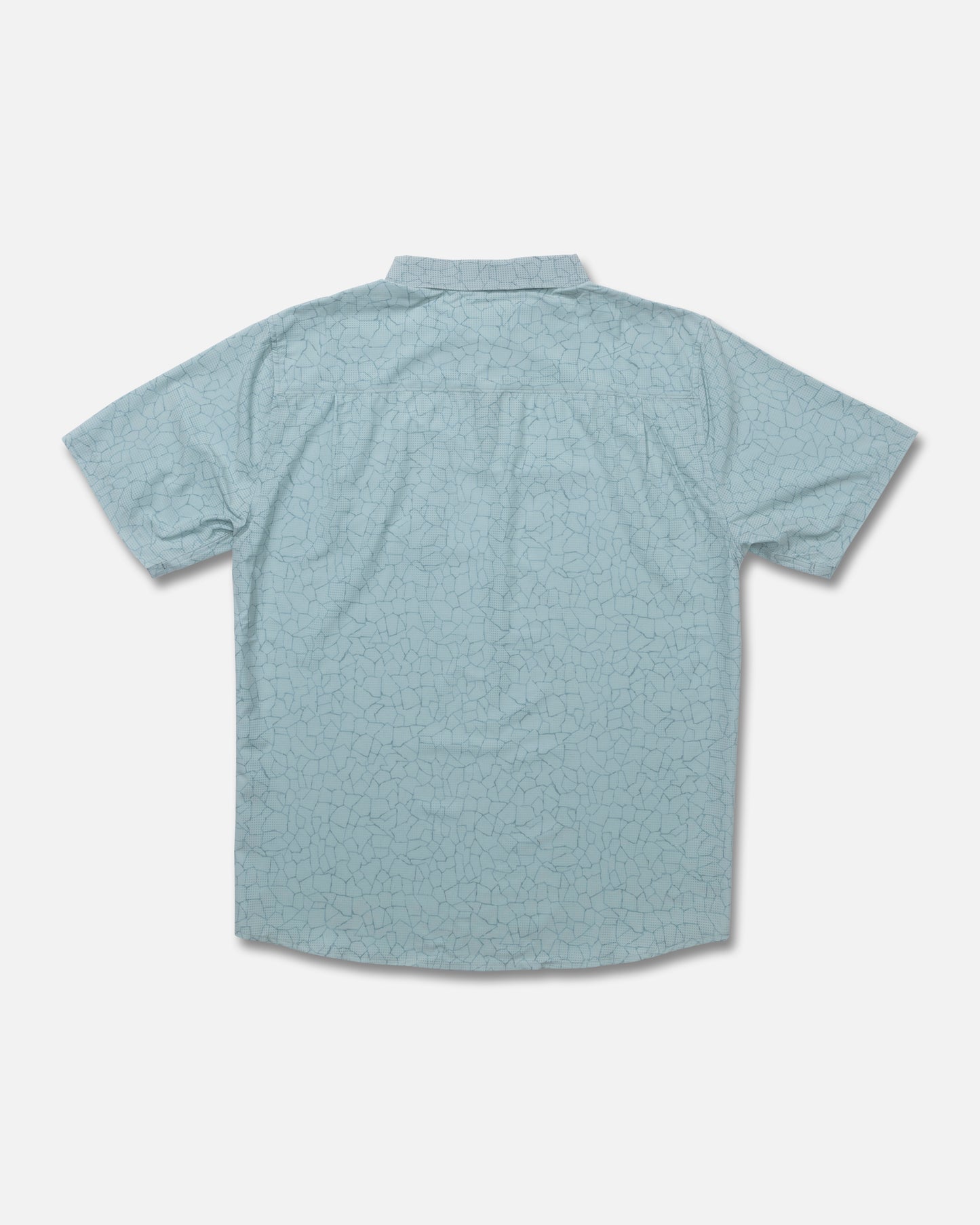 Back view of the Breezer Perforated Polo - Marine