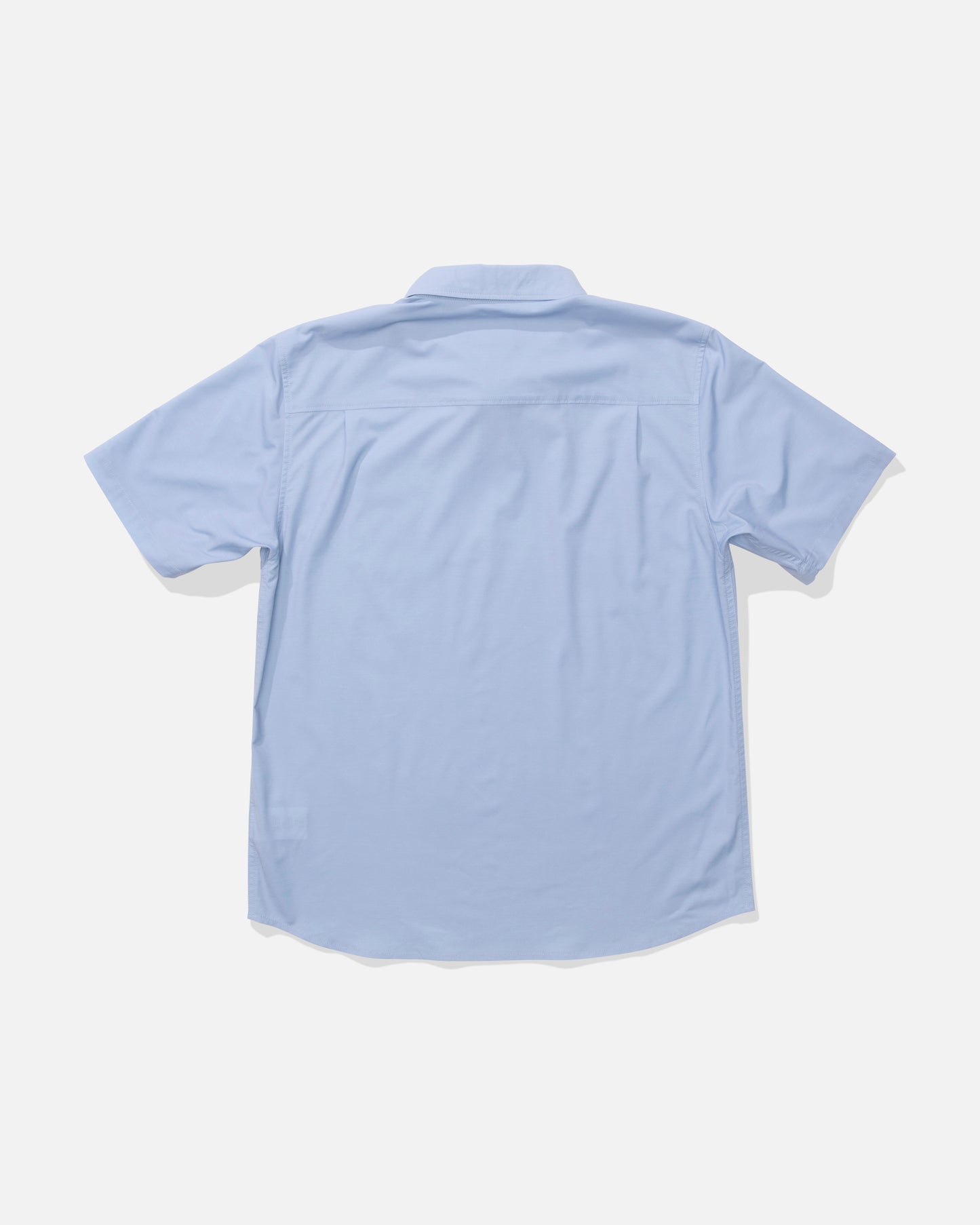 Back view of the Drifter UV Polo - Air Blue. 