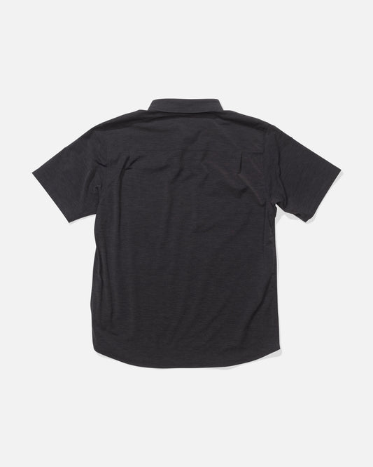 Back view of the Drifter UV Polo - Black. 