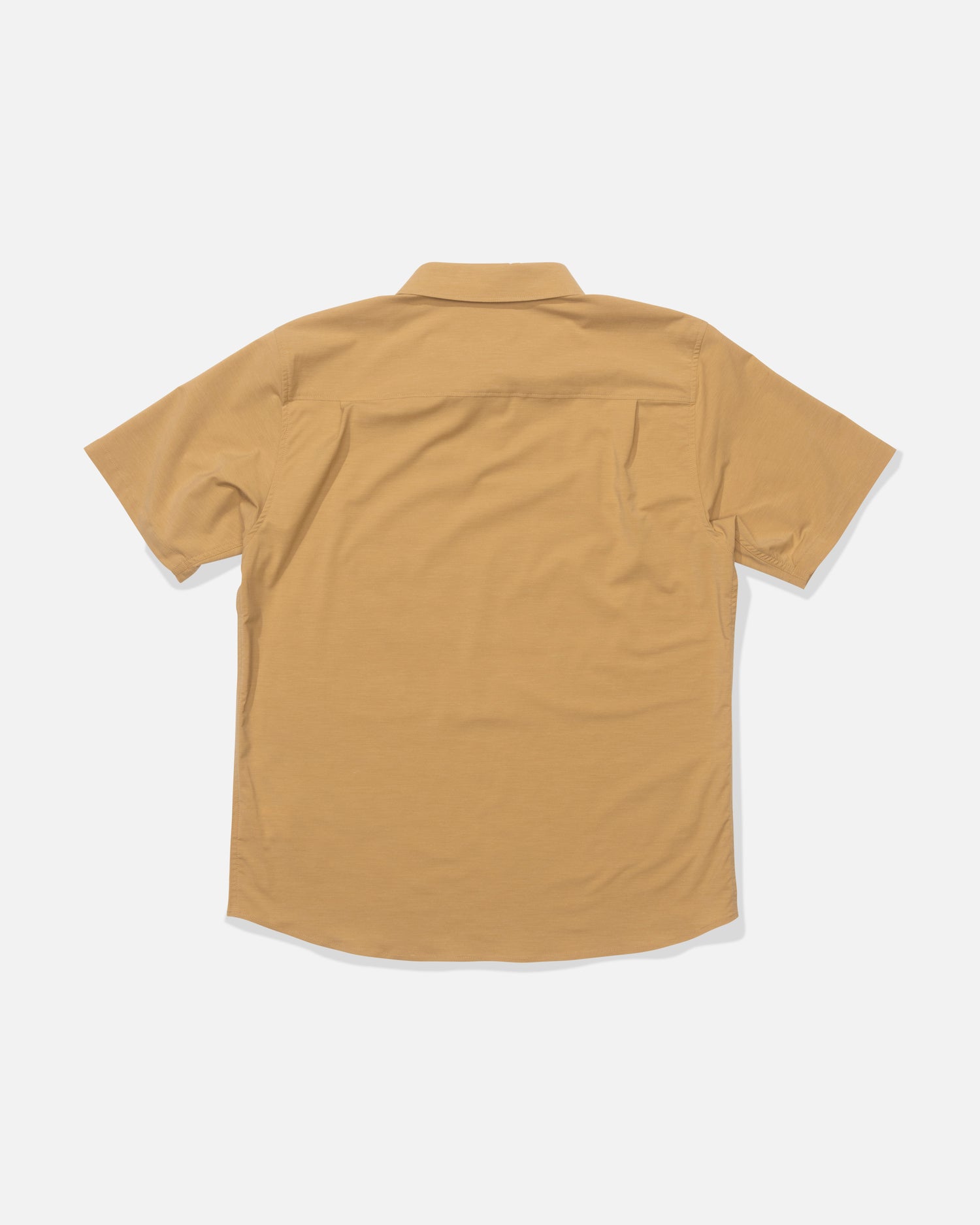 Back view of the Drifter UV Polo - Bone Brown. 