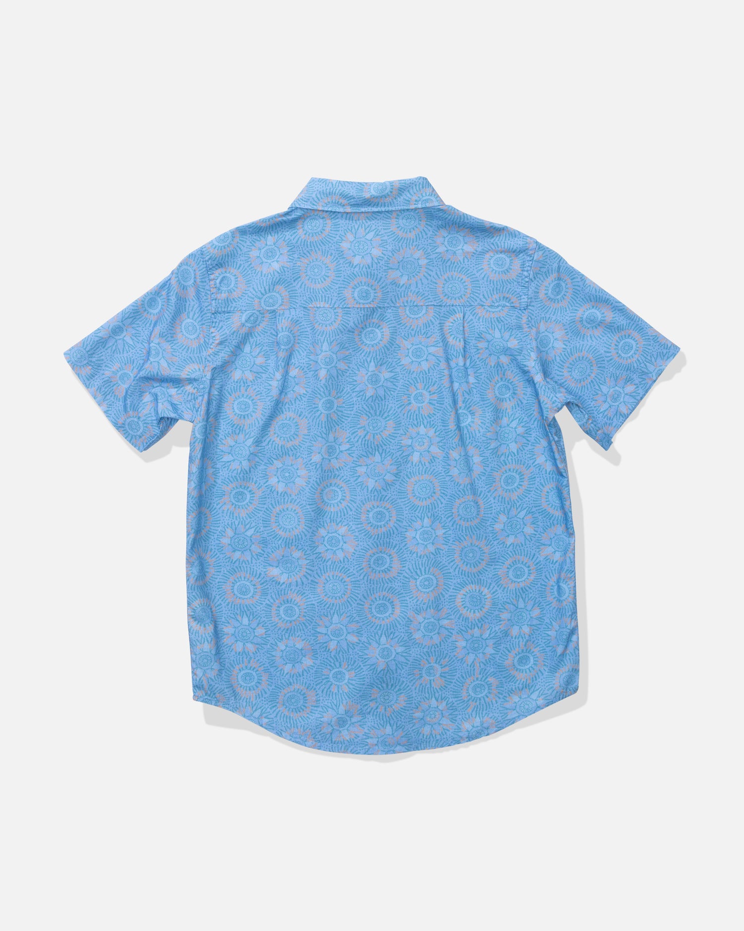 Back view of the Crew Boys Woven - Coast Blue. 