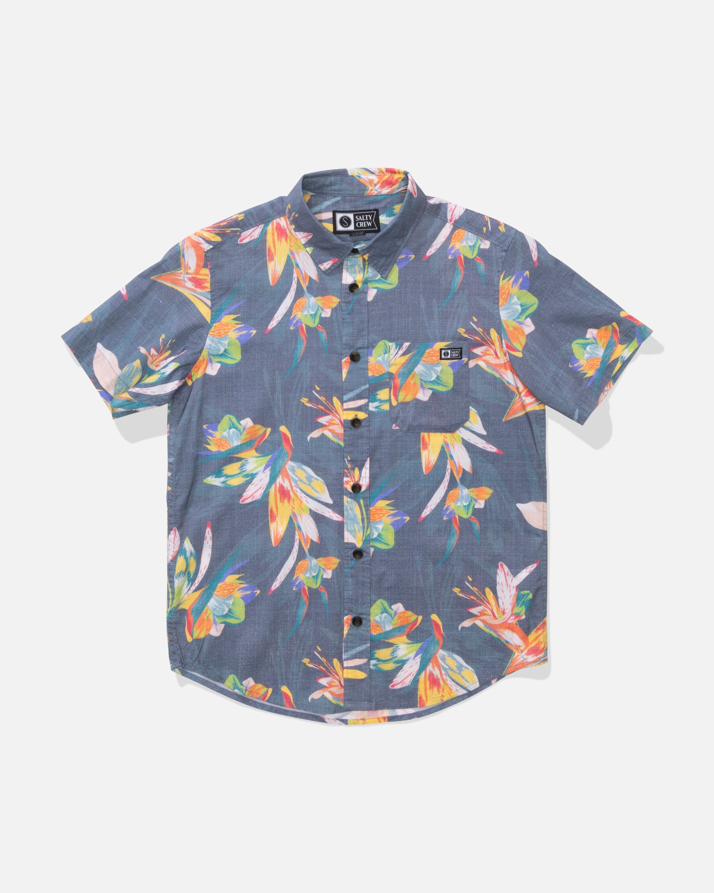 Front view of the Crew Boys Woven - Dark Shadow. 