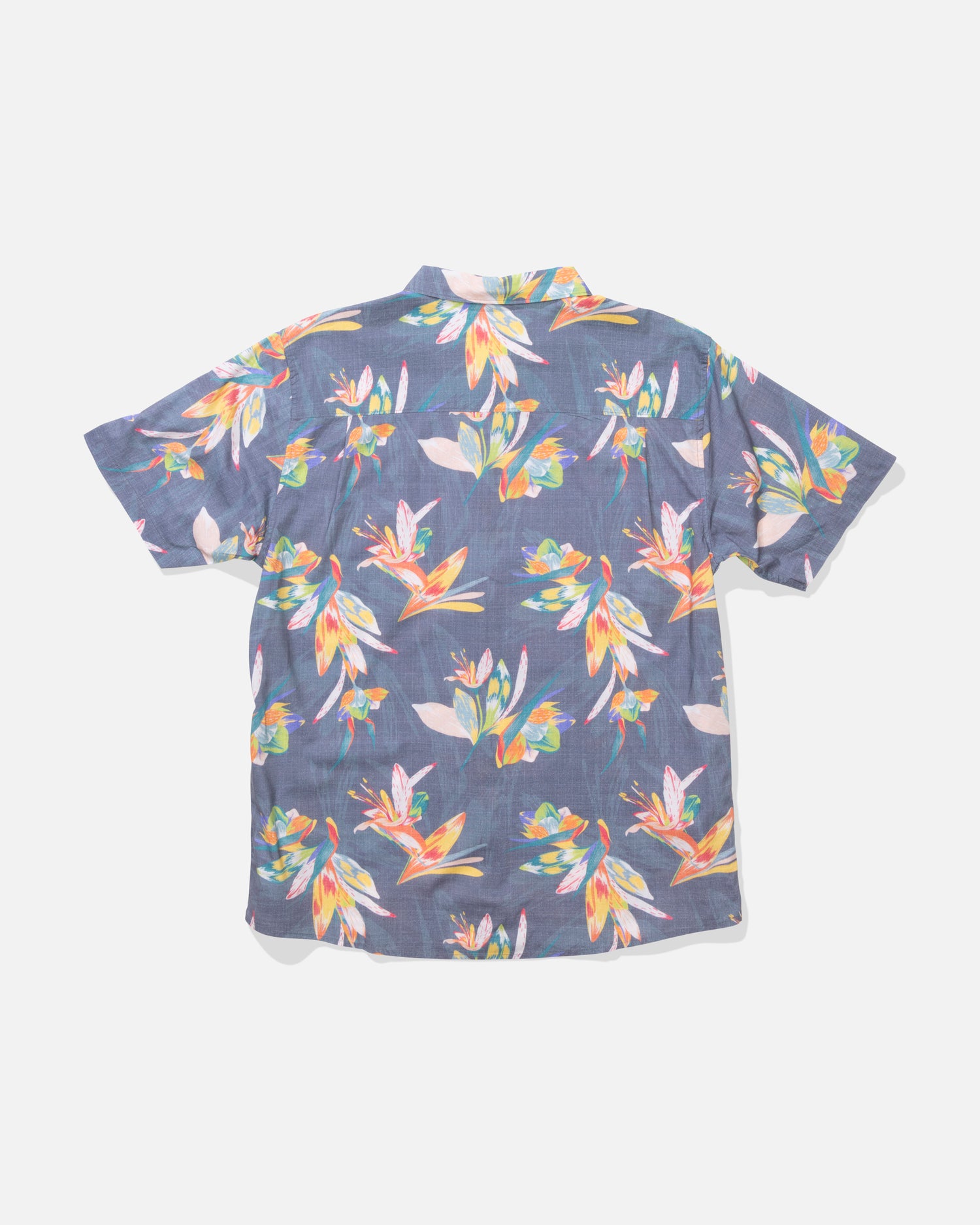 Back view of the Crew Button Up - Dark Shadow. 