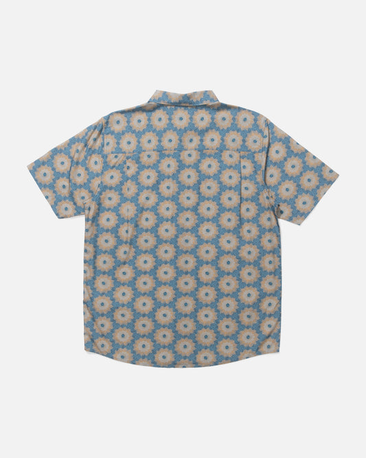 Back view of the Crew Button Up - Slate.