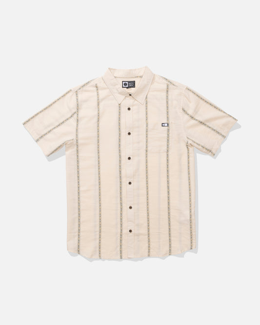 Front view of the Parker Button Up - Natural. 