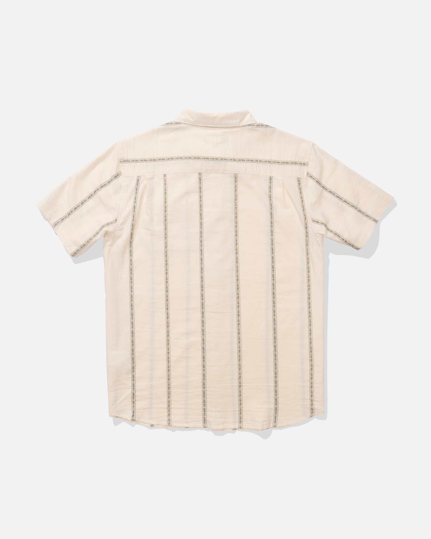 Back view of the Parker Button Up - Natural. 