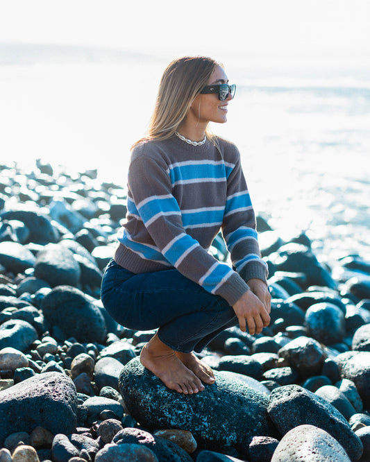East Cape Sweater - Washed Brown