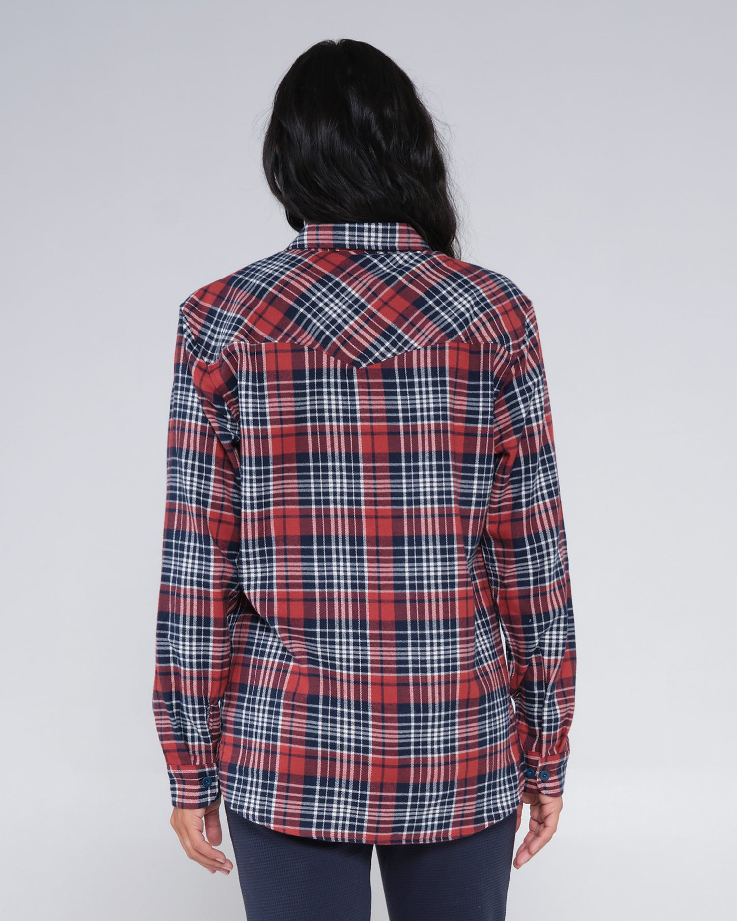 back view of Long Haul Spiced Flannel