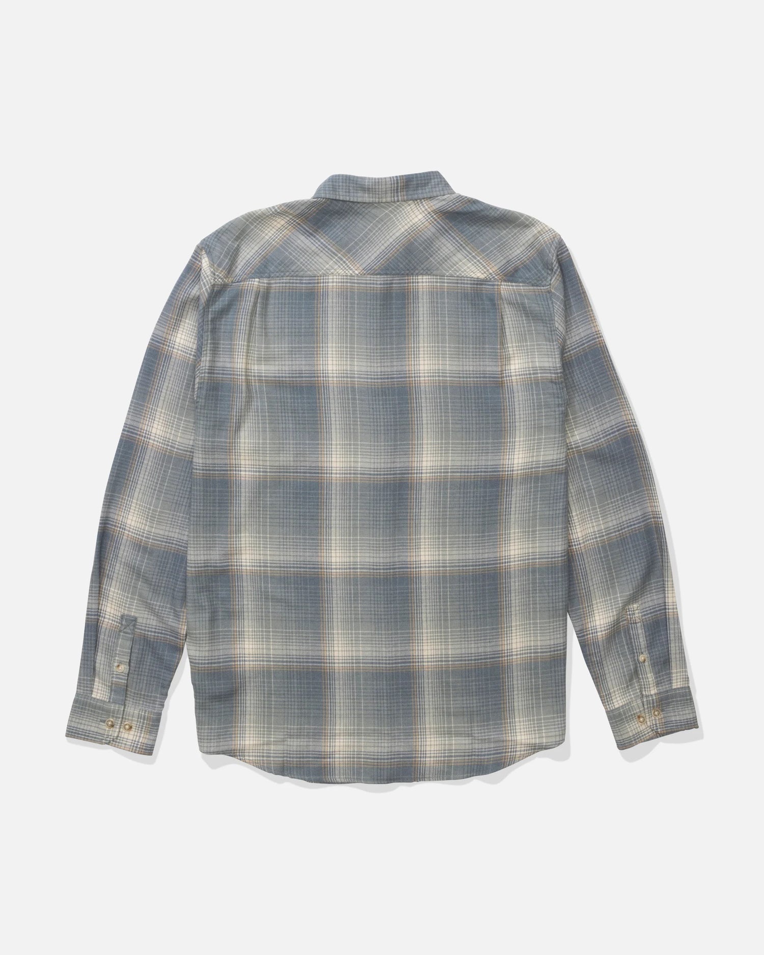 Back view of the Early Bird Flannel - Trooper. 