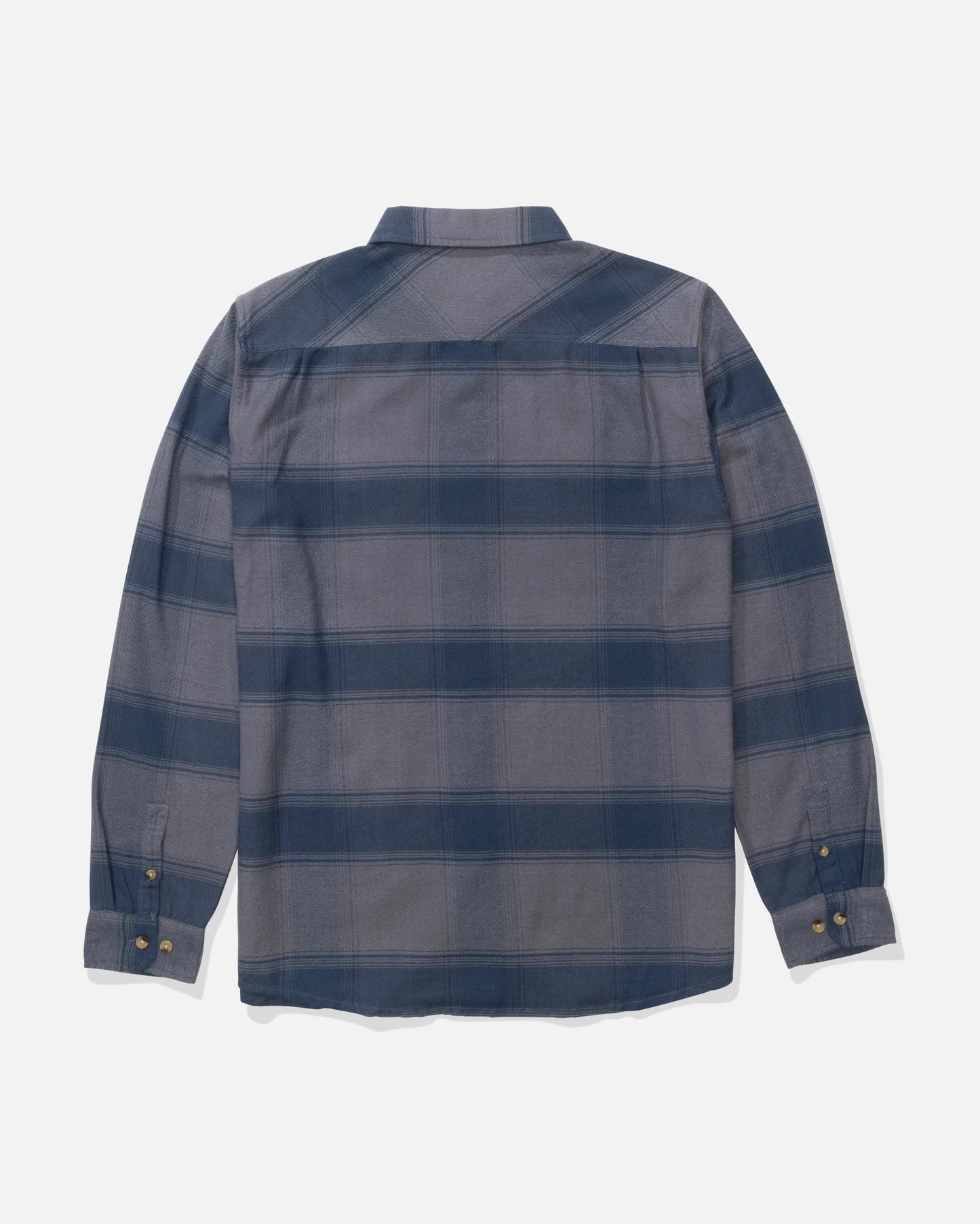 Back view of the Daybreak Flannel - Midnight Navy. 