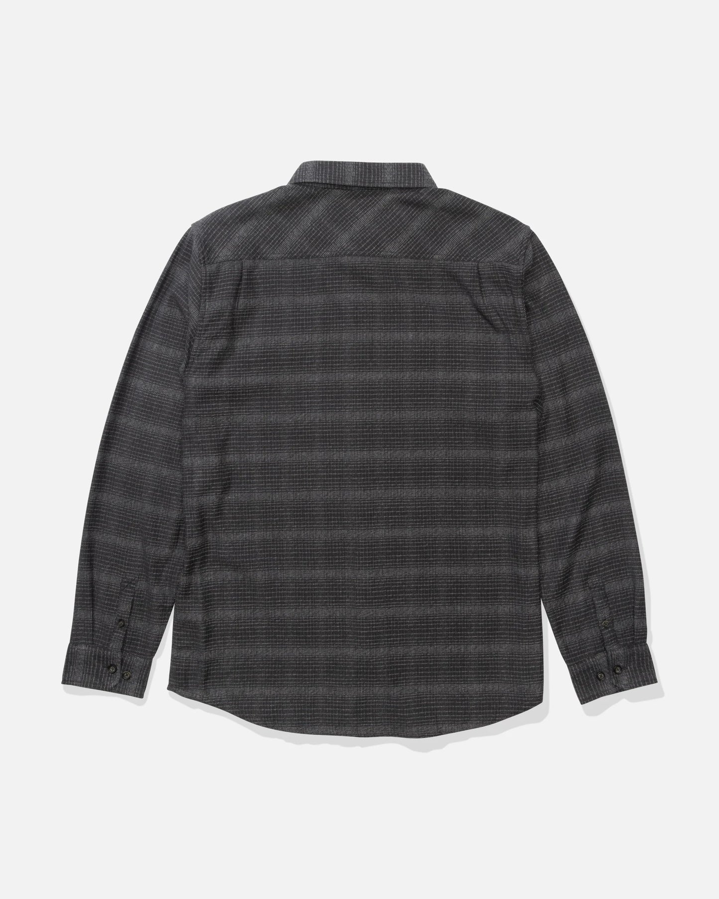 Back view of the Daybreak Flannel - Pirate Black. 