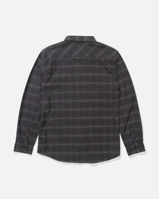 Back view of the Daybreak Flannel - Pirate Black. 