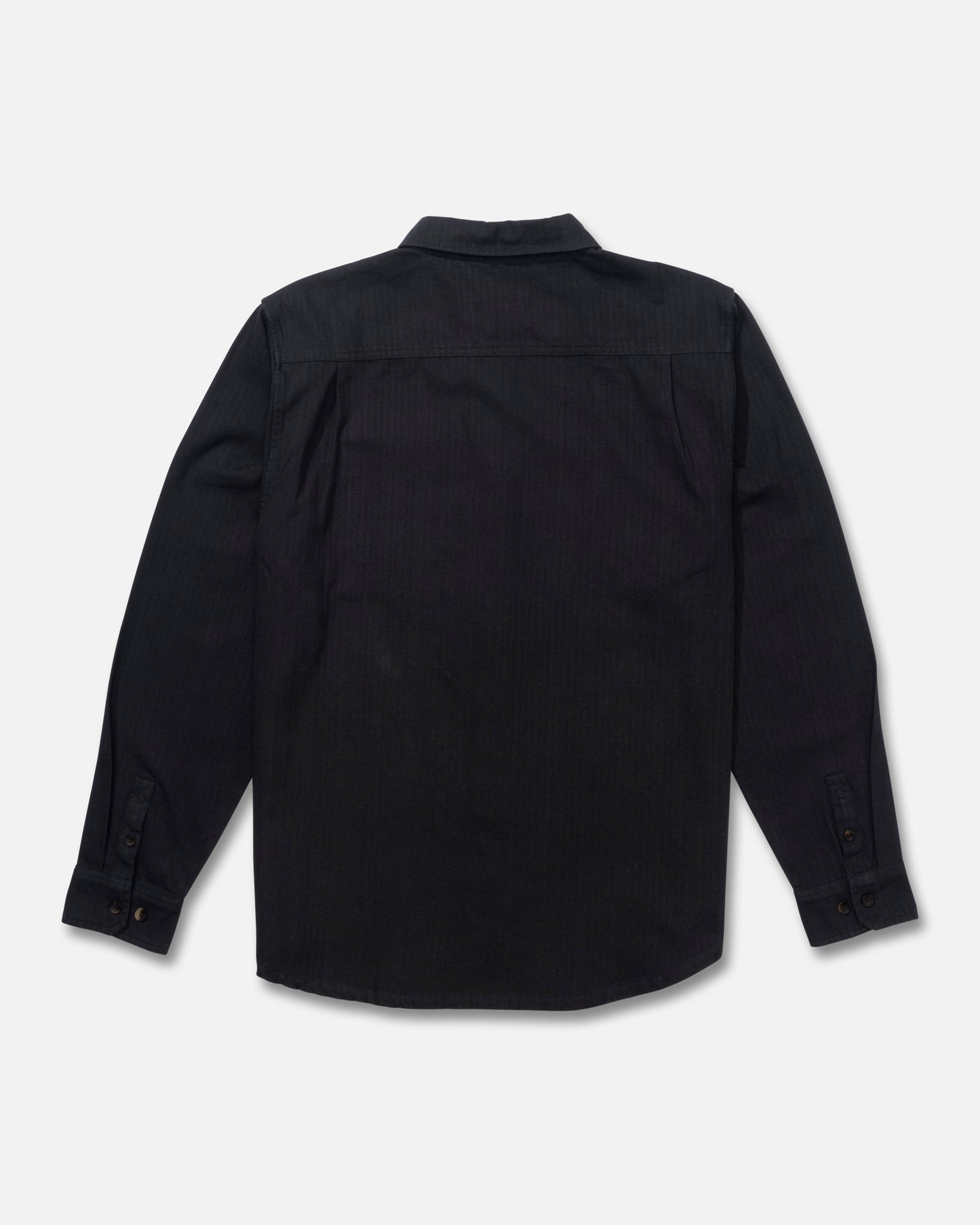 Back view of the Long Haul Long Sleeve Shirt - Phantom. 