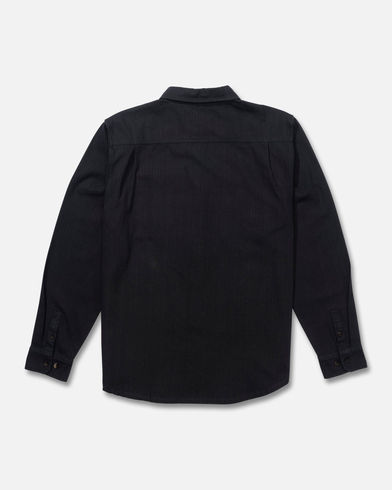Back view of the Long Haul Long Sleeve Shirt - Phantom. 