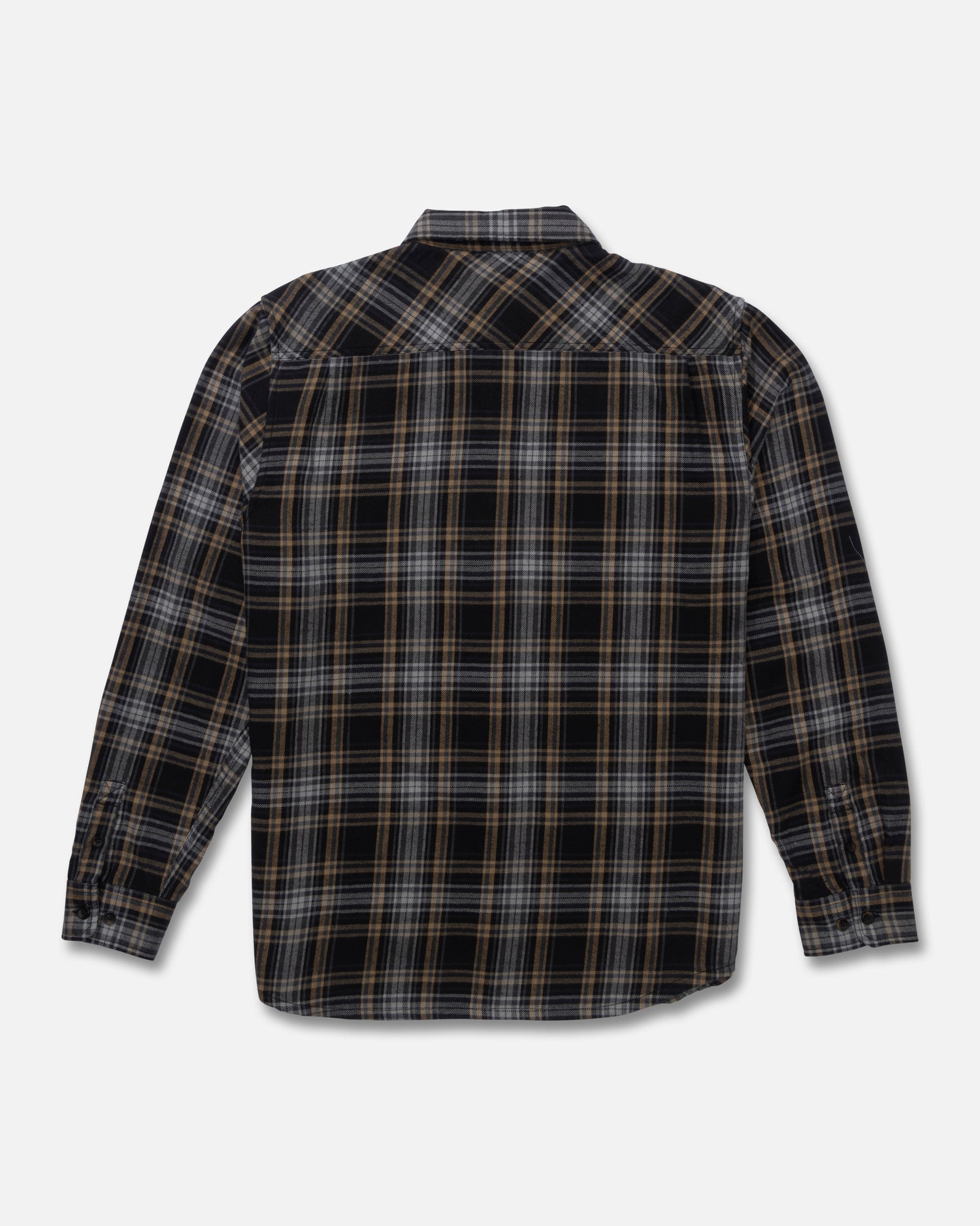 Back view of the Daybreak Flannel - Phantom. 