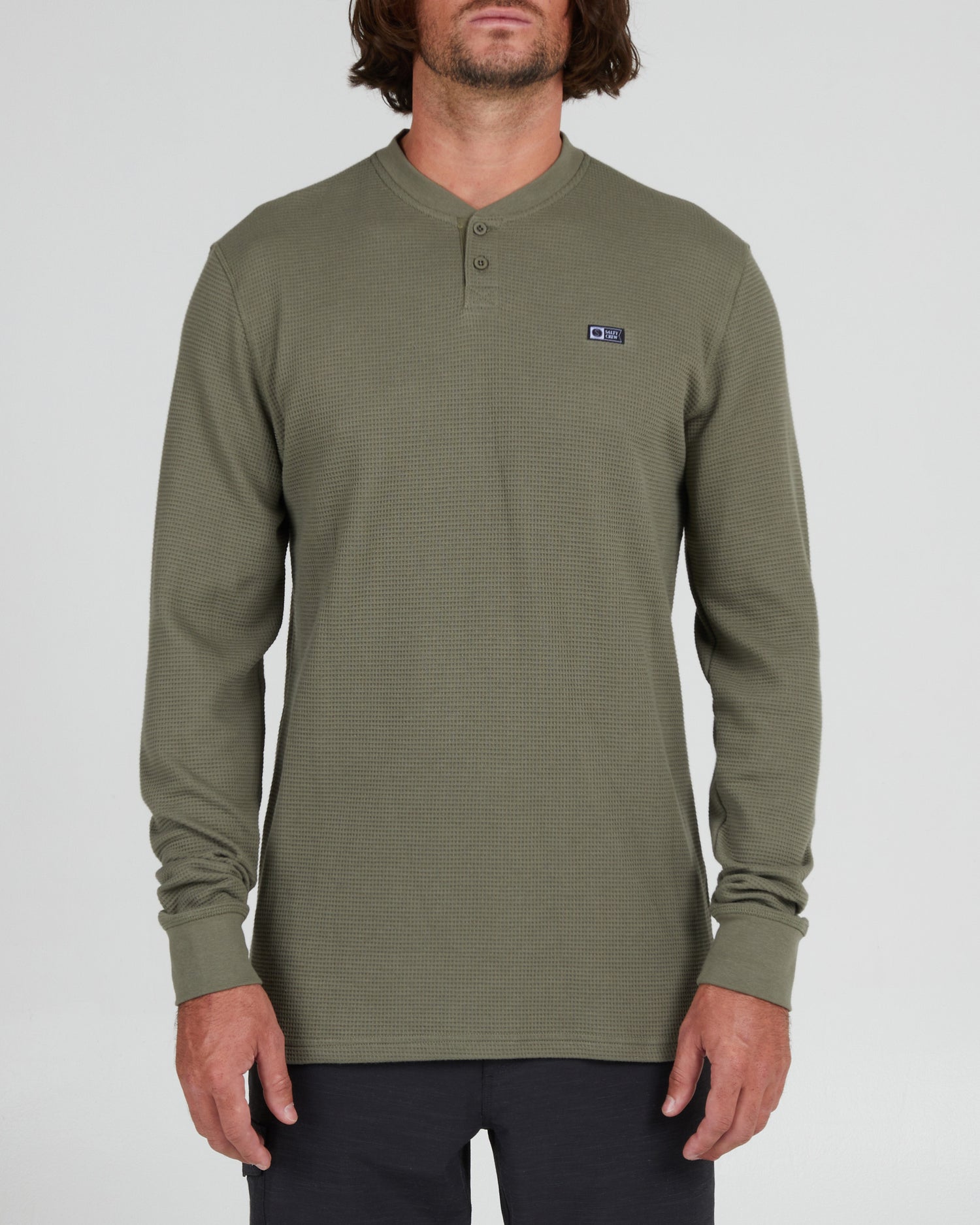 front view of Daybreak 2 Olive L/S Thermal