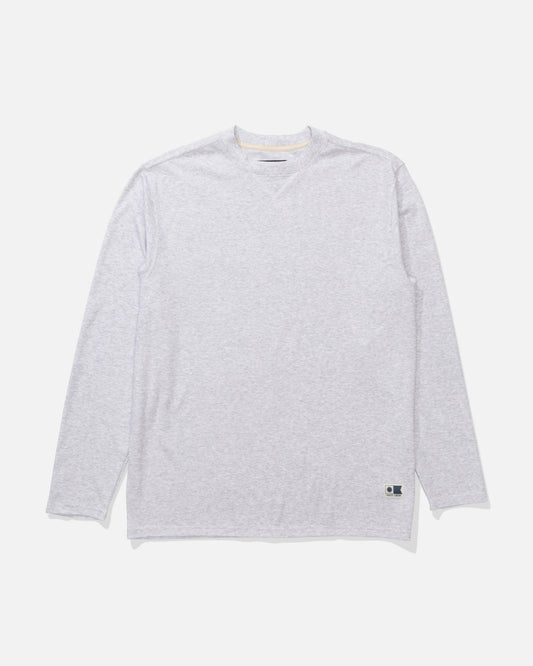 Front view of the Cast Off Long Sleeve Thermal - Athletic Heather. 