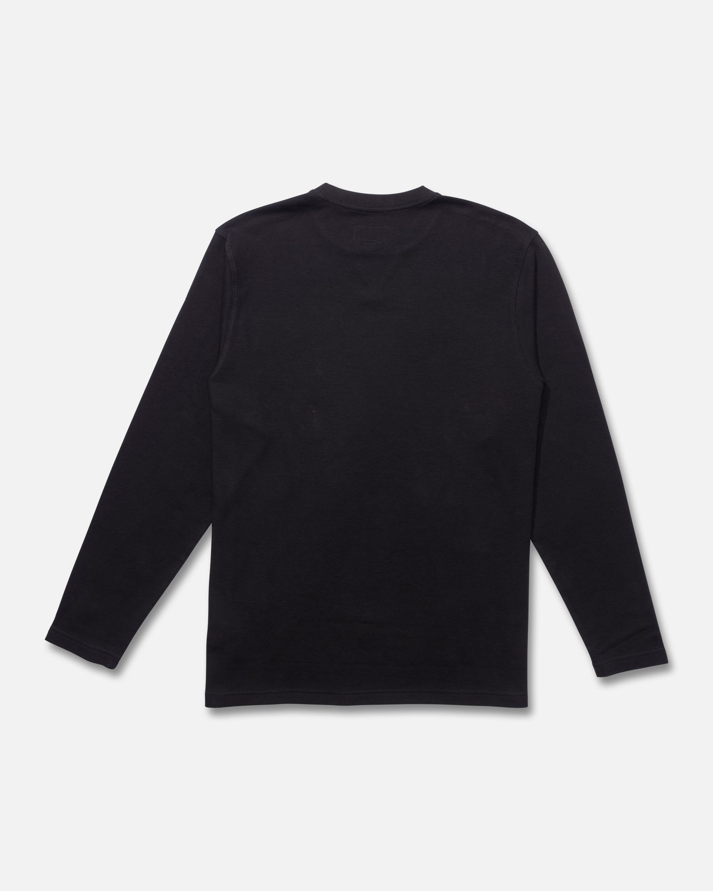 Back view of the Cast Off Long Sleeve Thermal - Black. 