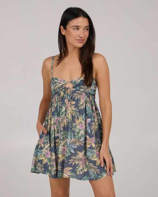 Island Style Dress - Bluestone