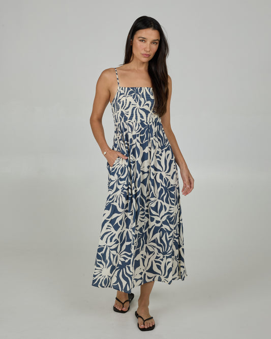 Ray Days Midi Dress - Indigo