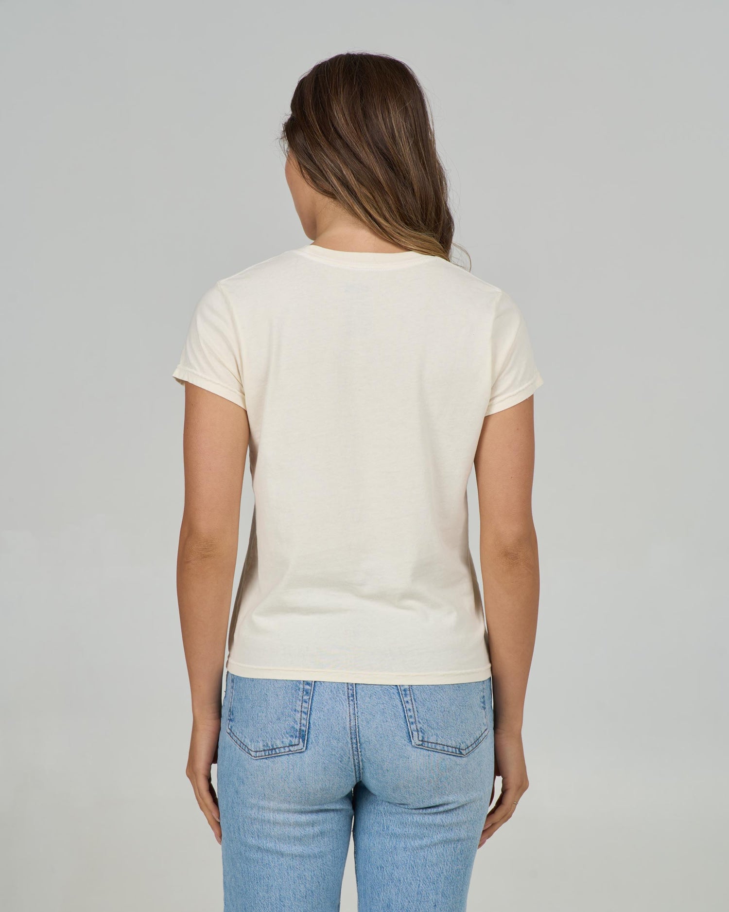 Back view of the Truck Stop Modern Tee - Off White.