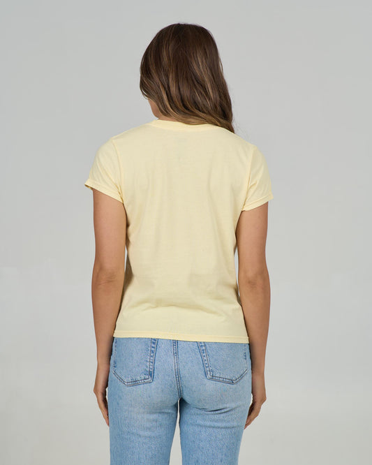 Back view of the Truck Stop Modern Tee - Sunshine. 