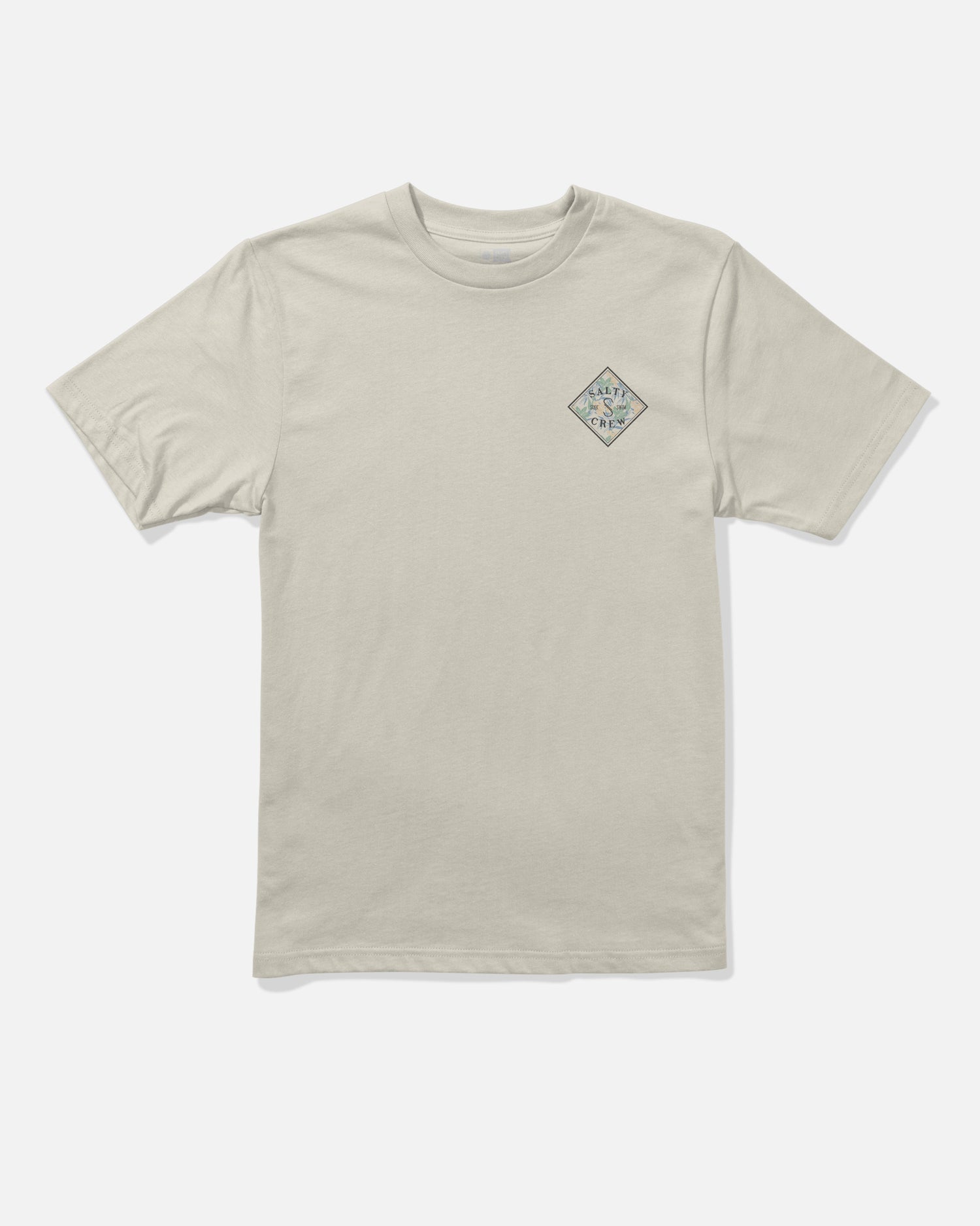 Front view of the Tippet Fill Boys Tee - Bone. 