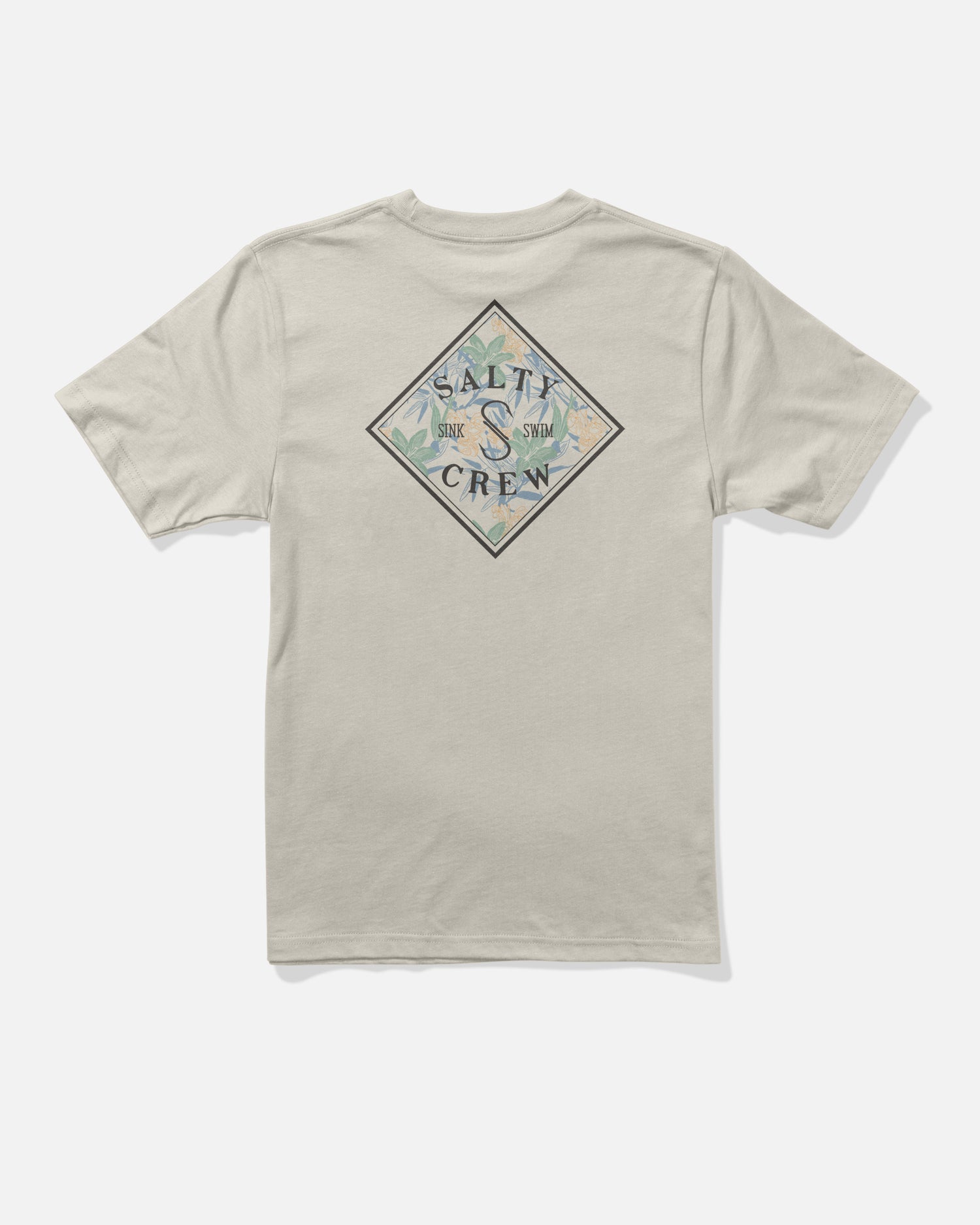 Back view of the Tippet Fill Boys Tee - Bone. 