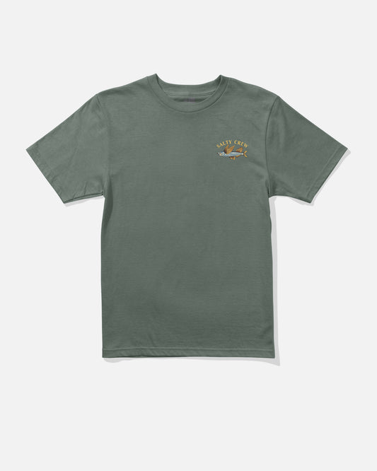 Front view of the Fly Home Boys Tee - Laurel Wreath. 