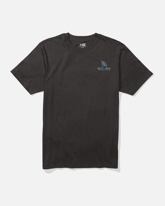 Front view of the Flyer Tee - Black. 