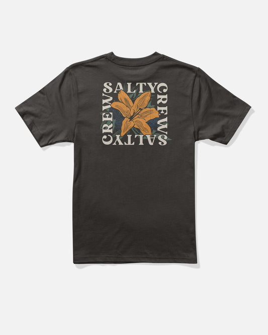 Back view of the Petal Boys Tee - Black. 