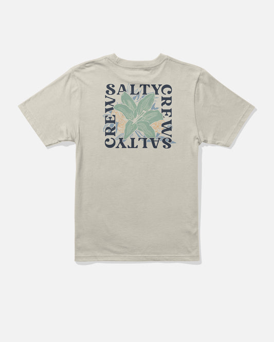 Back view of the Petal Boys Tee - Bone. 