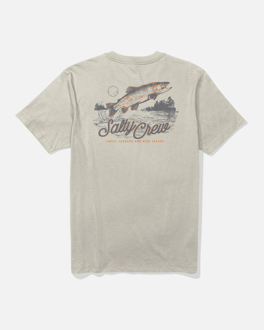 Back view of the Fish Fest Tee - Bone. 