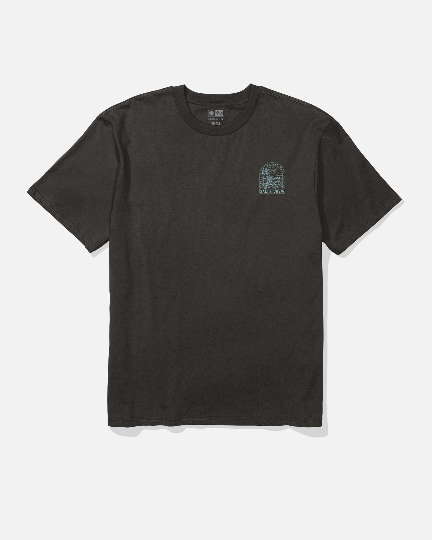 Front view of the Archway Classic Tee - Black. 