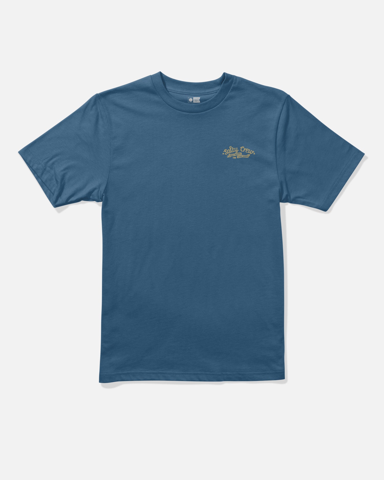 Front view of the Hauler Boys Tee - Cast Blue. 