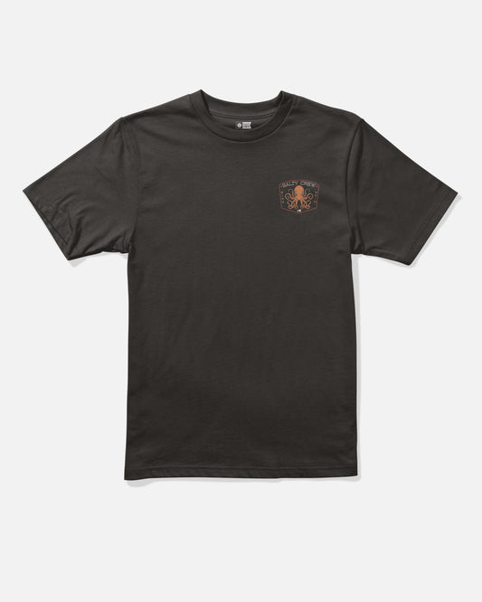 Front view of the Tako Club Boys Tee - Black. 