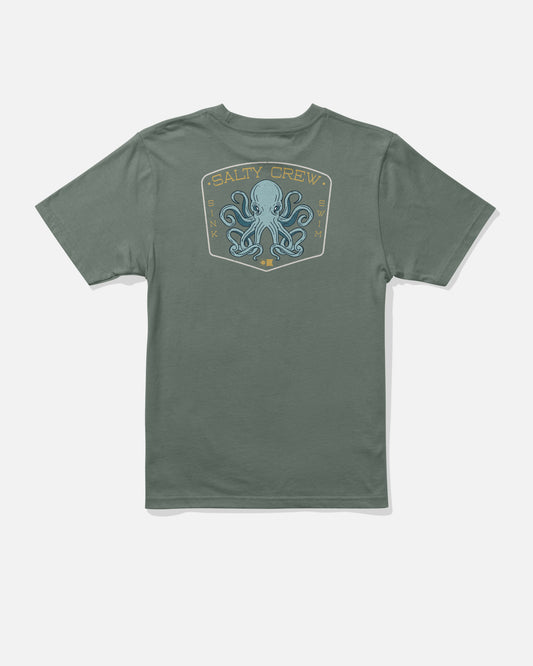 Back view of the Tako Club Boys Tee - Laurel Wreath. 