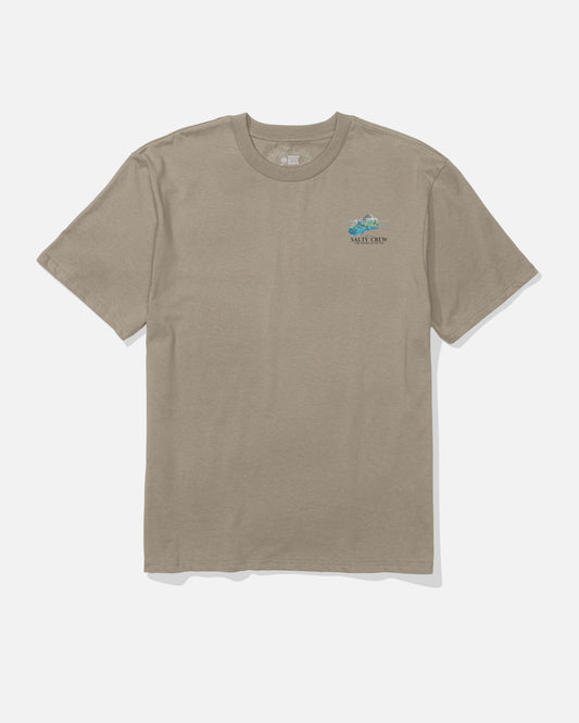 Front view of the Mahi Surface Classic Tee - Twig. 