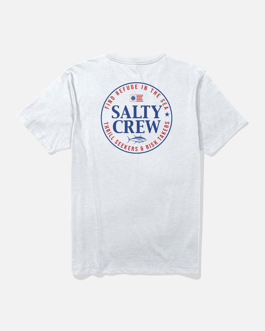 back view of America Legend Tee - White