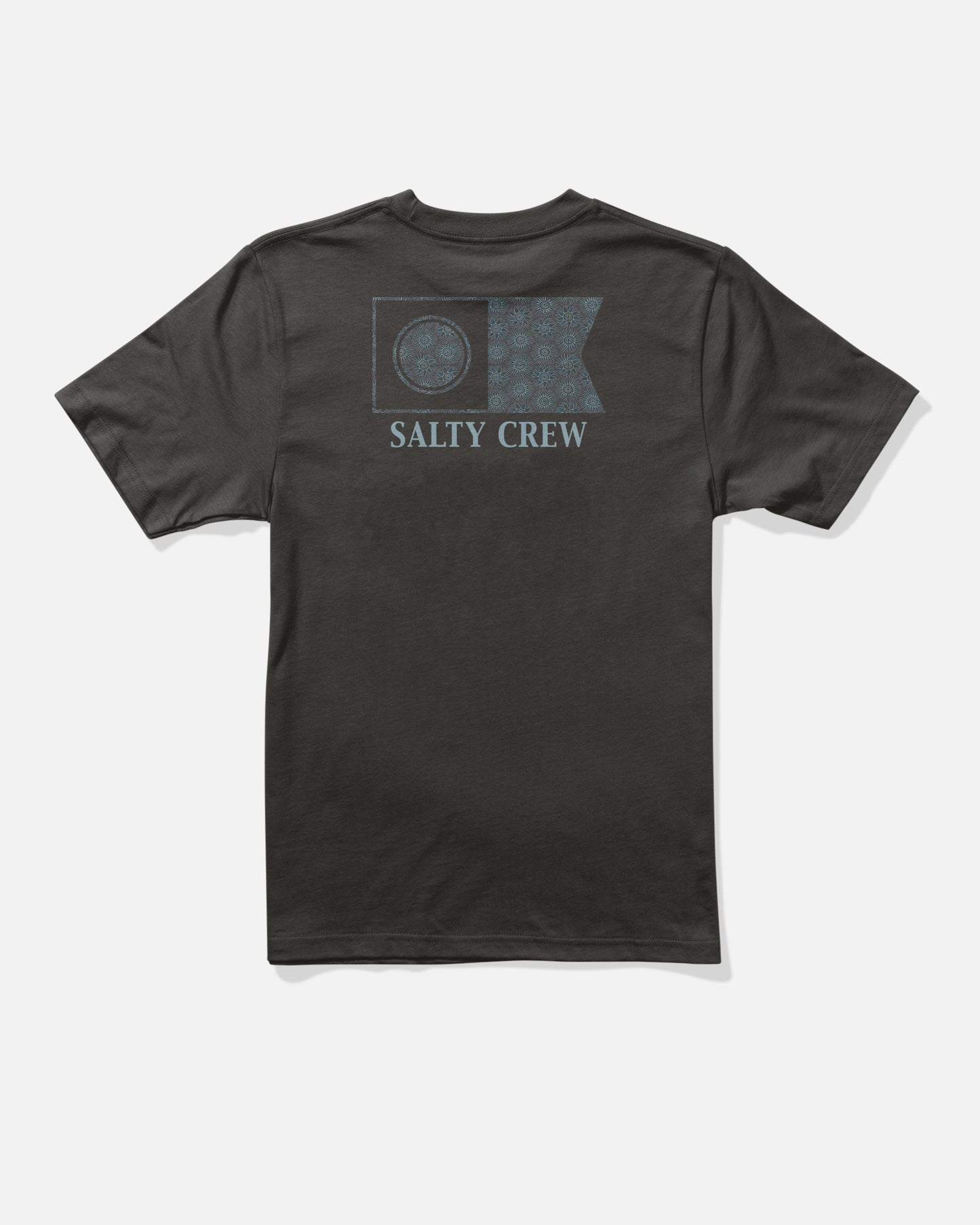 Back view of the Flagship Boys Tee - Black. 
