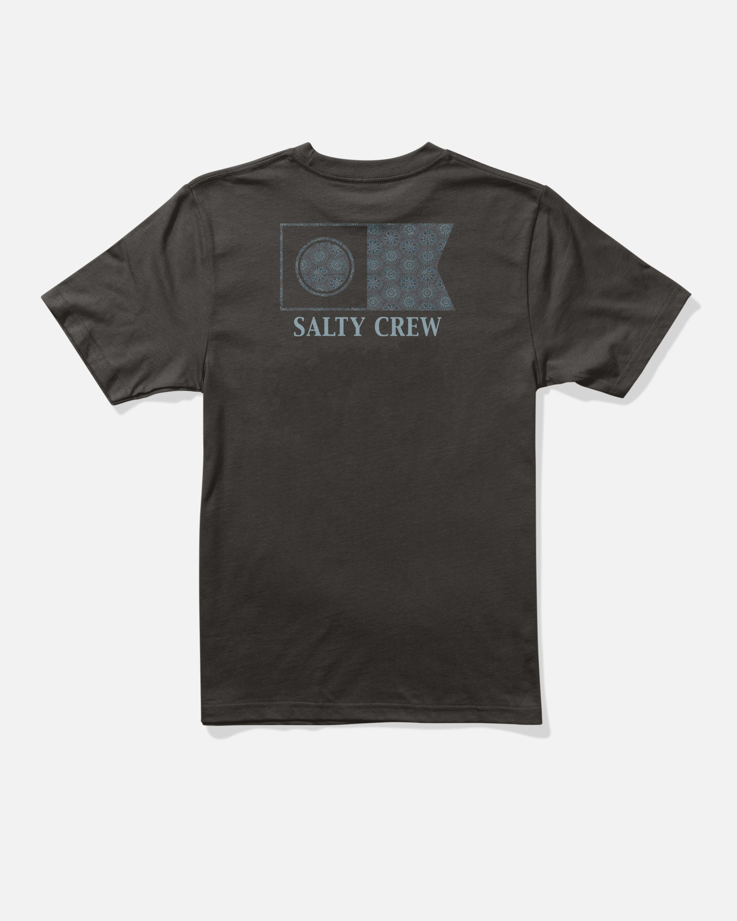 Back view of the Flagship Boys Tee - Black. 