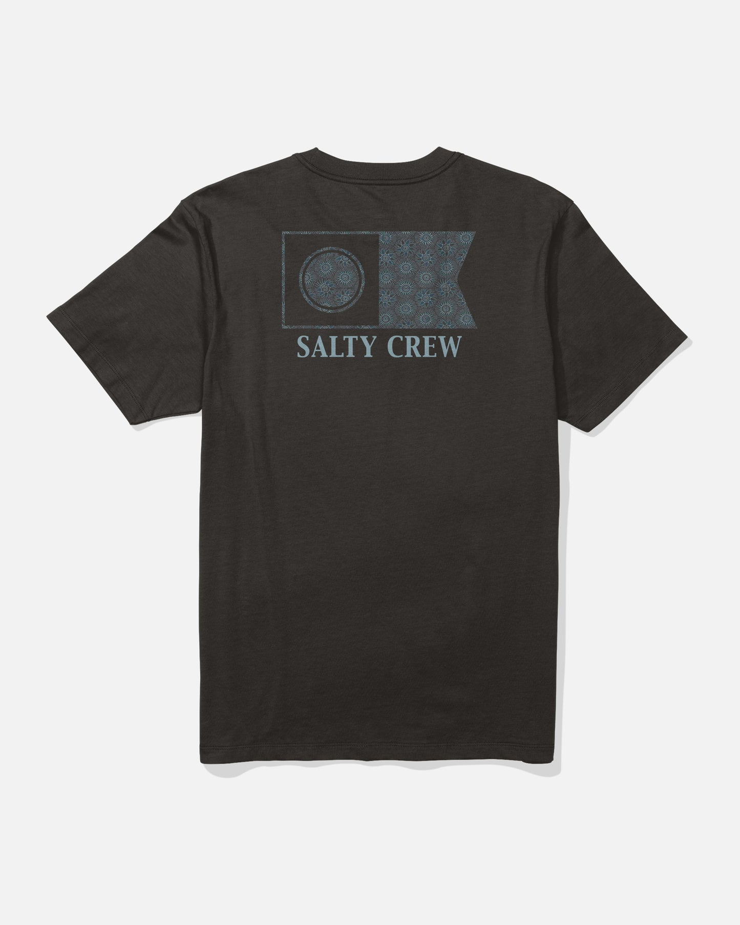 Back view of the Flagship Crew Tee - Black. 