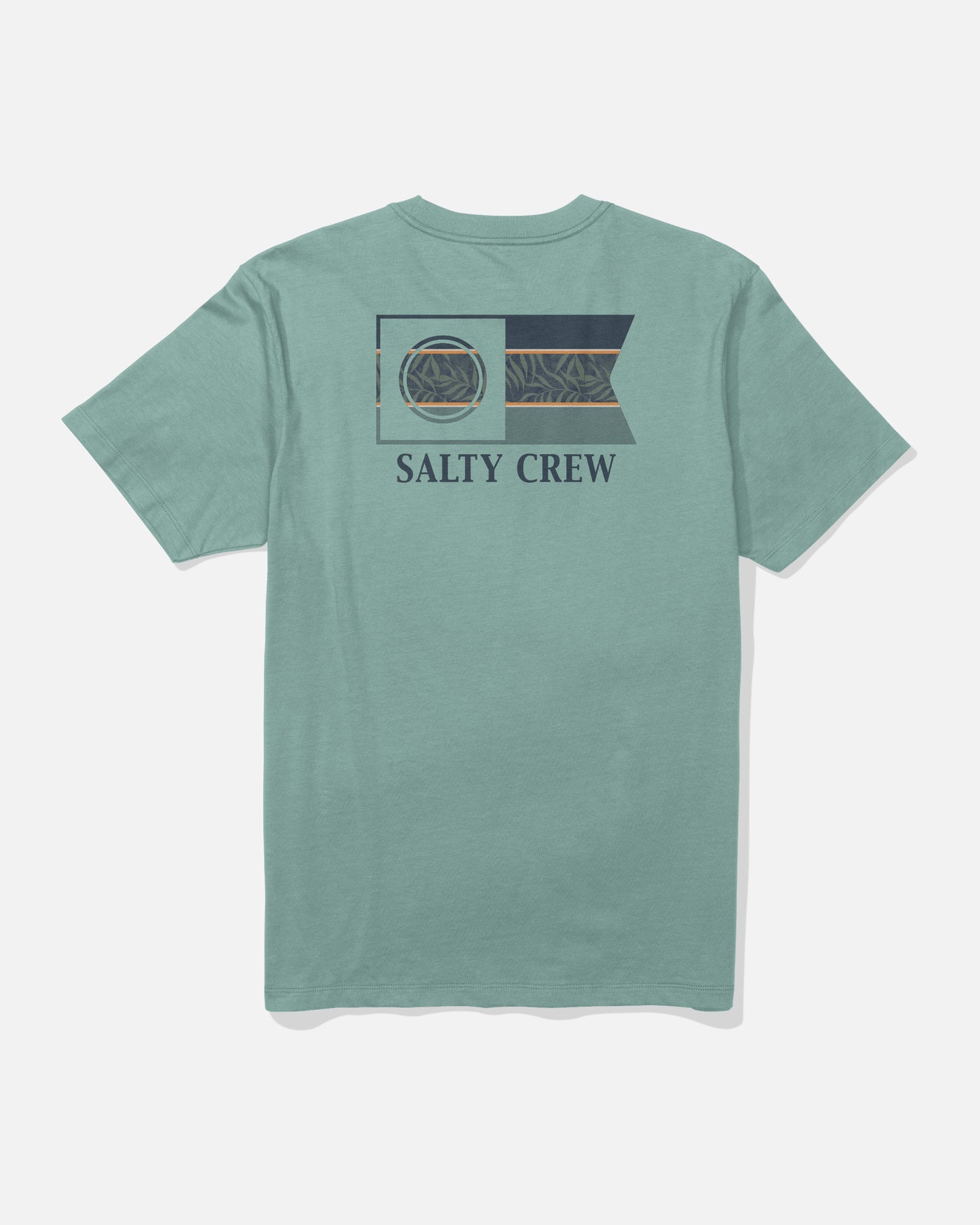 Back view of the Flagship Crew Tee - Mackerel. 